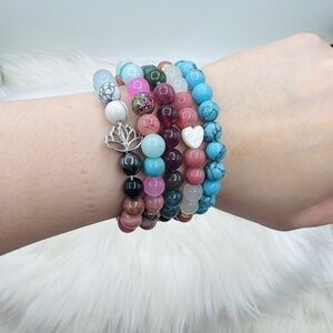 The Boho Wholesale Lot Beaded Bracelet Lot of 5